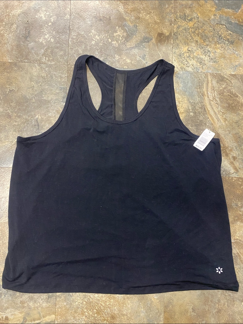 New! Nine West Black Racerback Tank Top 3XL